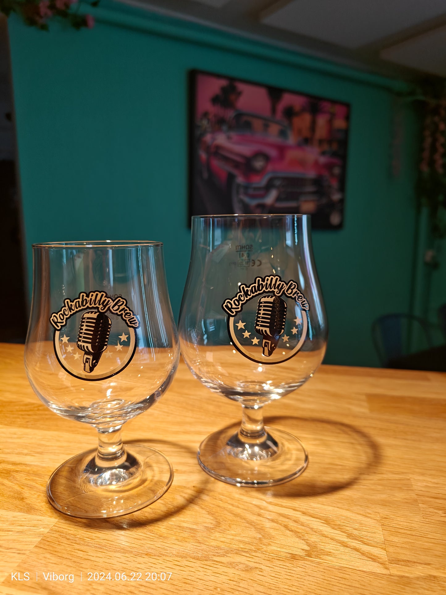 Glas m/logo