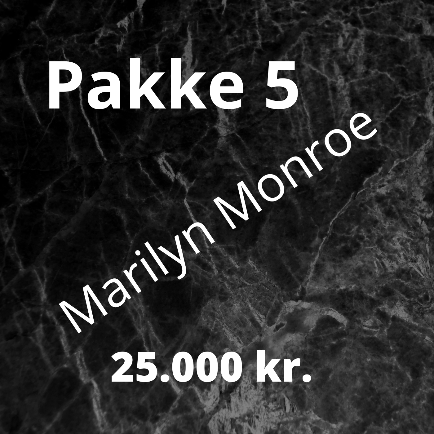 Pakke 5 - Marilyn Monroe