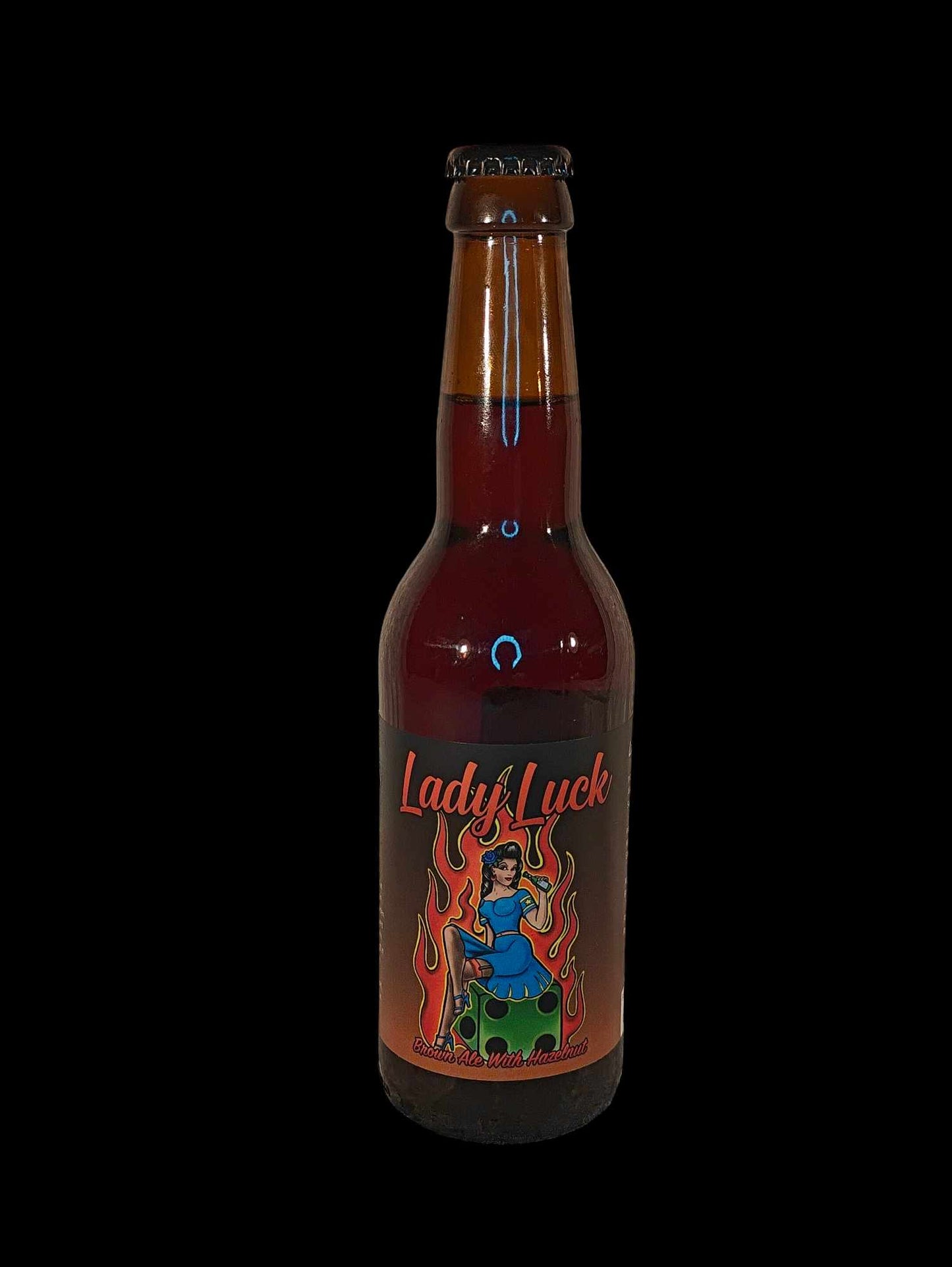 Lady Luck, Brown Ale m/hasselnød 5,3%